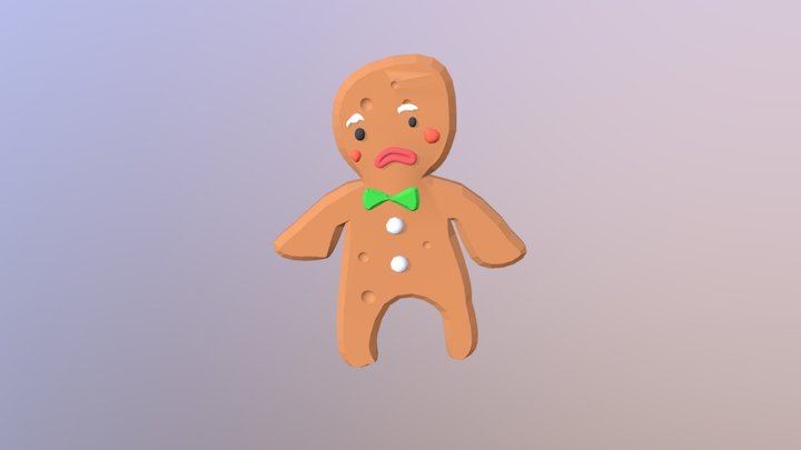 gingerbread man(3ds max) 3D Model