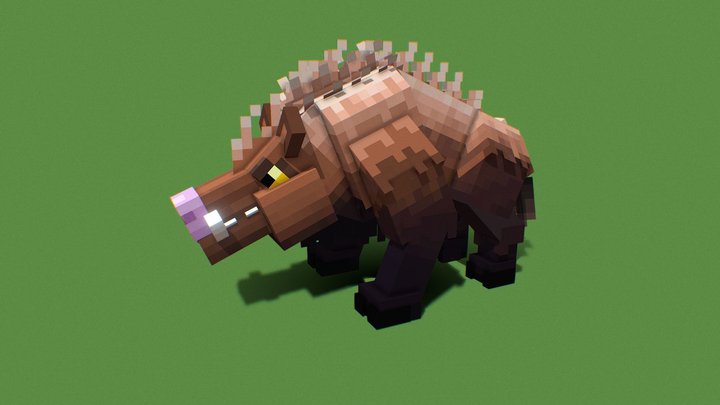 Blockbench - Boar 3D Model