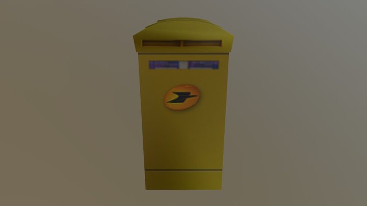 French Mailbox 3D Model