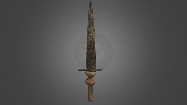Daga del siglo XX 3D Model