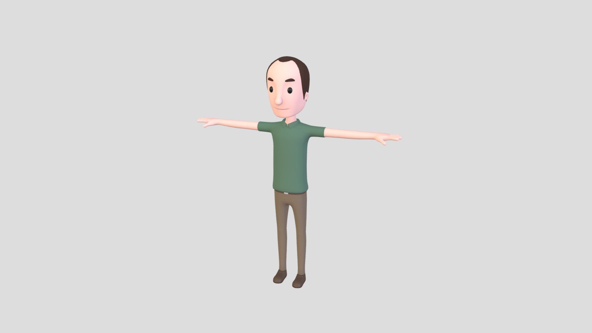 Cartoon Man044 Man - Buy Royalty Free 3D model by bariacg [695bcfc ...