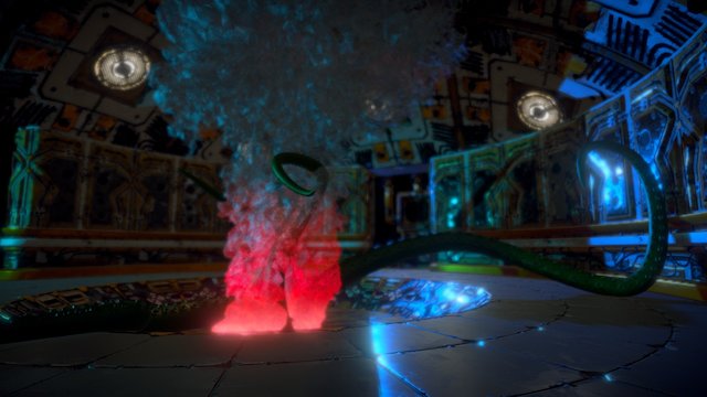 Tentacle Attack 3D Model