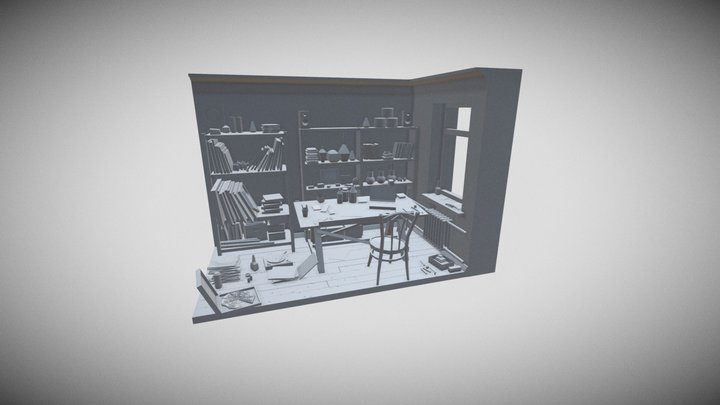 RETRY_blocking_plotnost2 3D Model