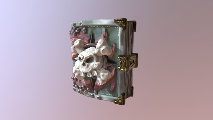 Pirate Treasure Log 3D Model