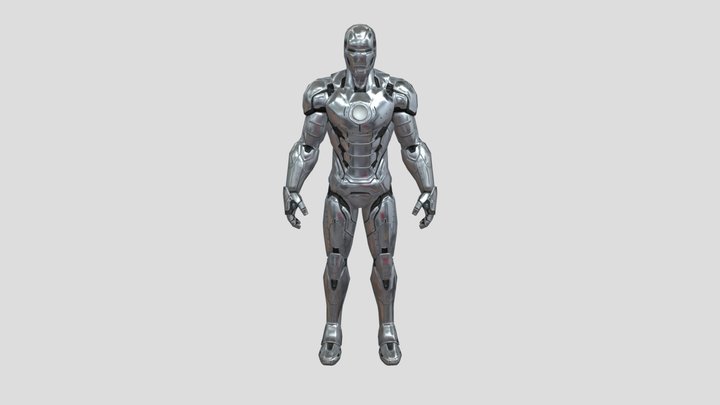 Iron Man in 3D  Desenho 3d Desenhos