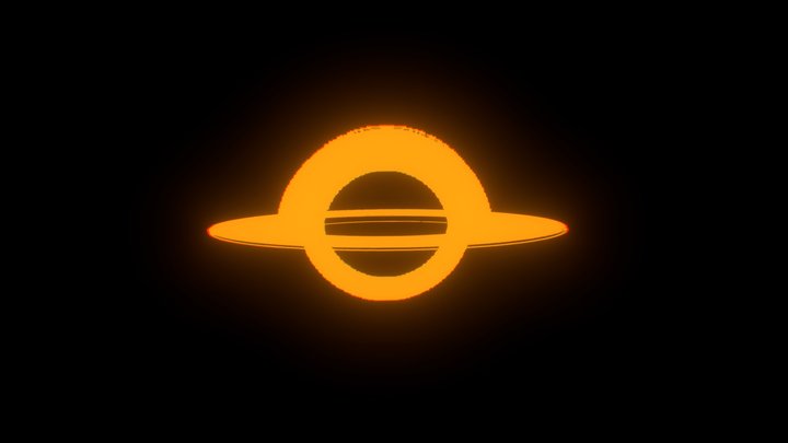 Supermassive Black Hole 3D Model