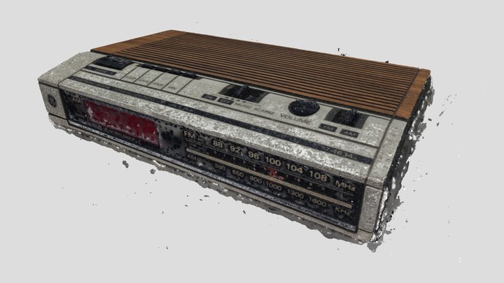 Radio Vintage 3D Model