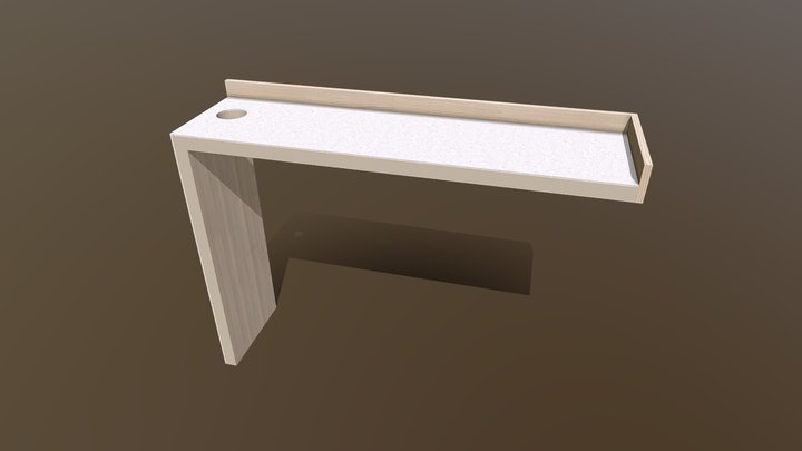 Window Seating Bar 3D Model