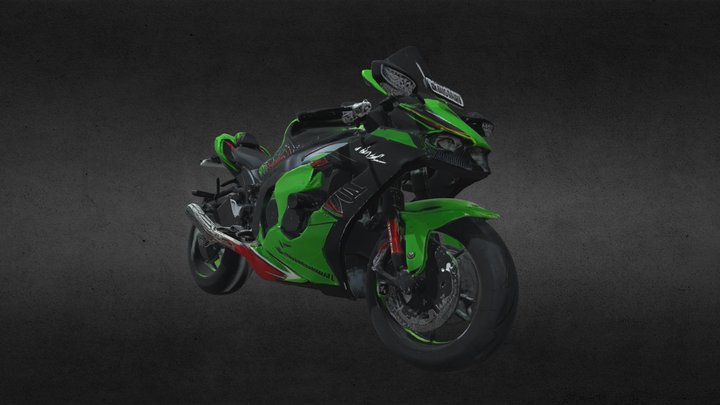 Kawasaki-ninja 3D models - Sketchfab