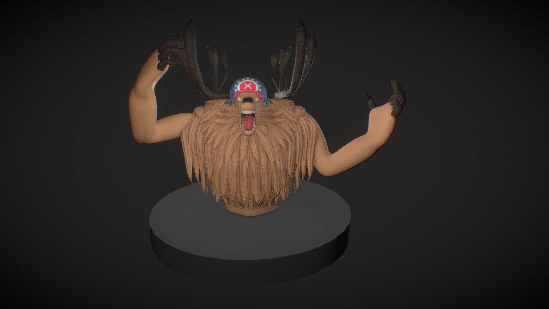 Monster Point 3D model 3D printable