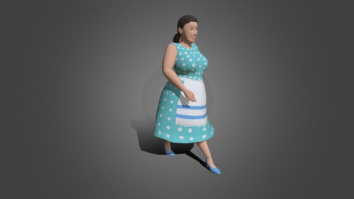 Mrs. Larson 3D Model