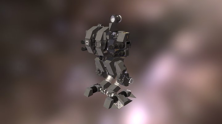 [Space Engineers] DEX-04 Light Combat Mechsuit 3D Model