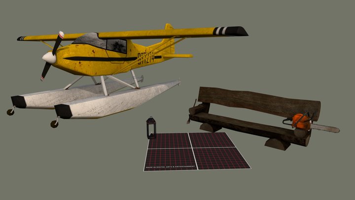 DAE 5 Finished Props - Pilot's eco house 3D Model