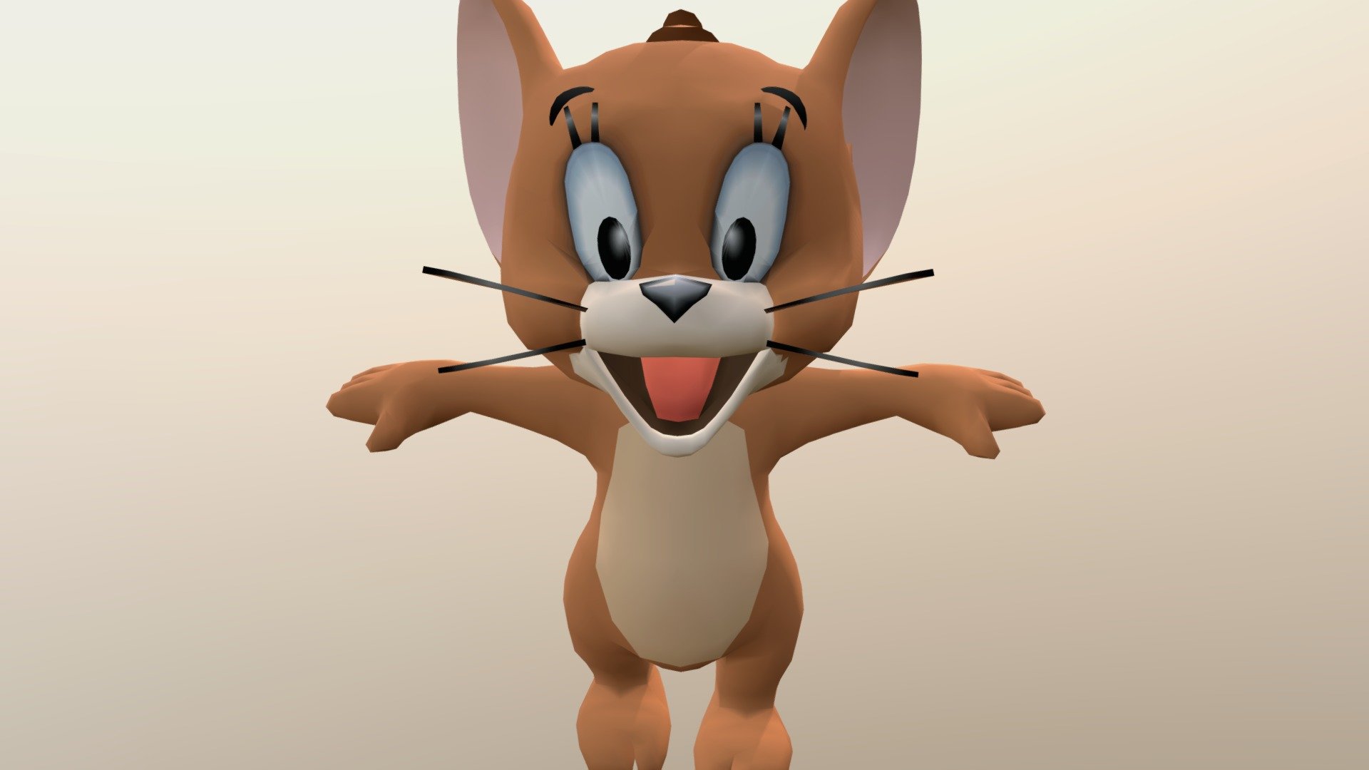 Jerry - The Tom and Jerry Show - Download Free 3D model by mgifbx (@mgifbx)  [6964d63]