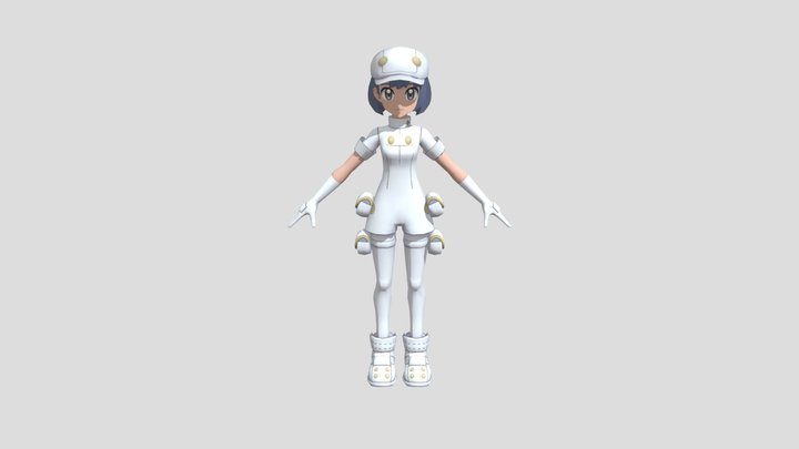 Female Aether Foundation Member 3D Model