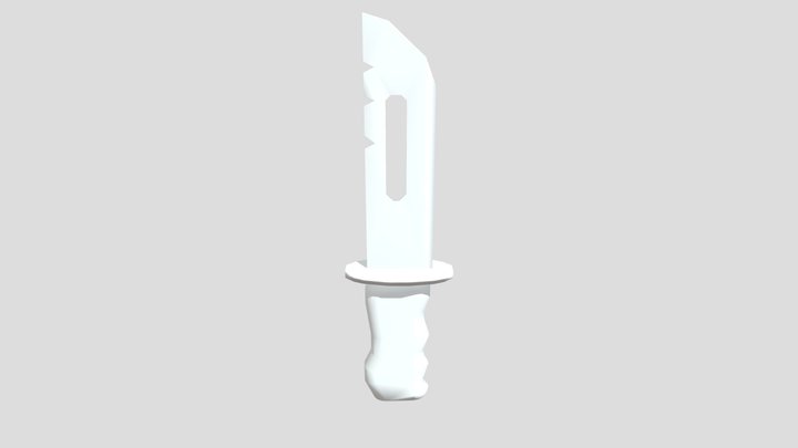Tactical Knife 3D Model