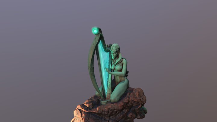 Harp Song 3D Model