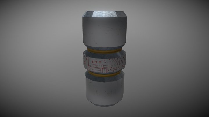 Sci-fi_tileset_container 3D Model