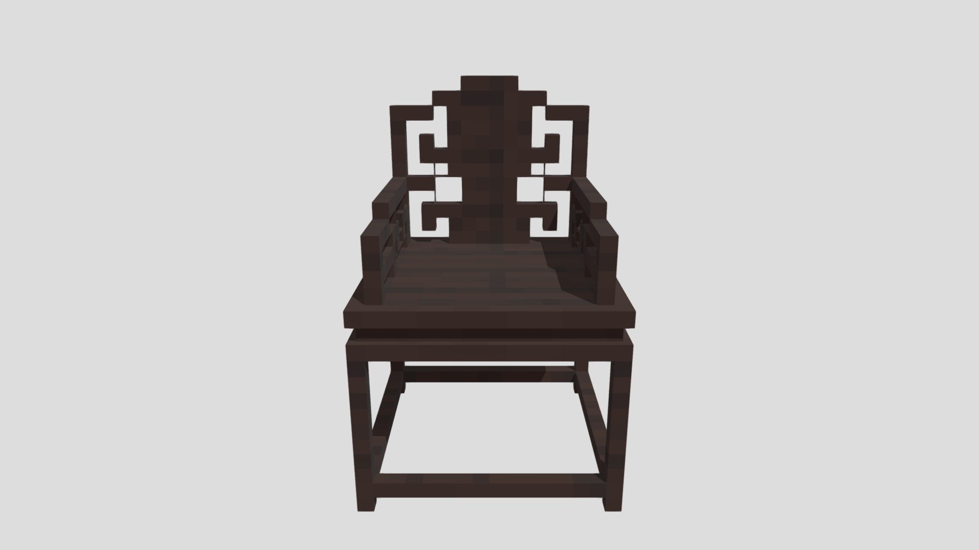 Chinese traditional chair - 3D model by CanovaCloCk [696b807] - Sketchfab