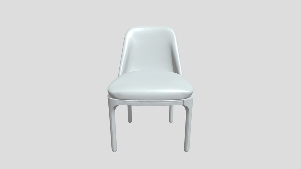 A modern dining chair