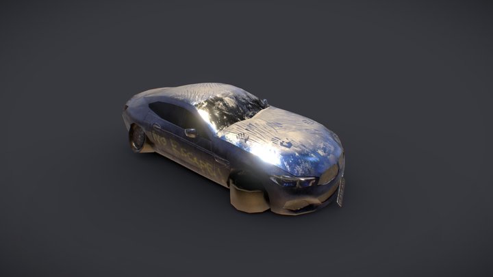Damage BMW 3D Model