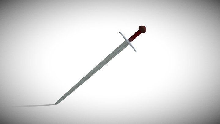 Early Medieval Sword (Normann) 3D Model