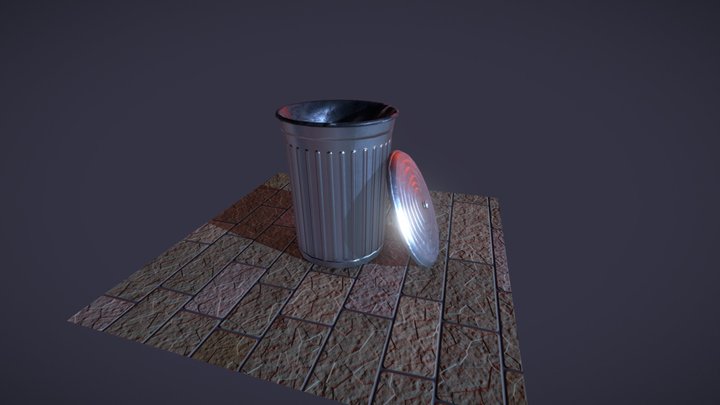 Trashcan 3D Model