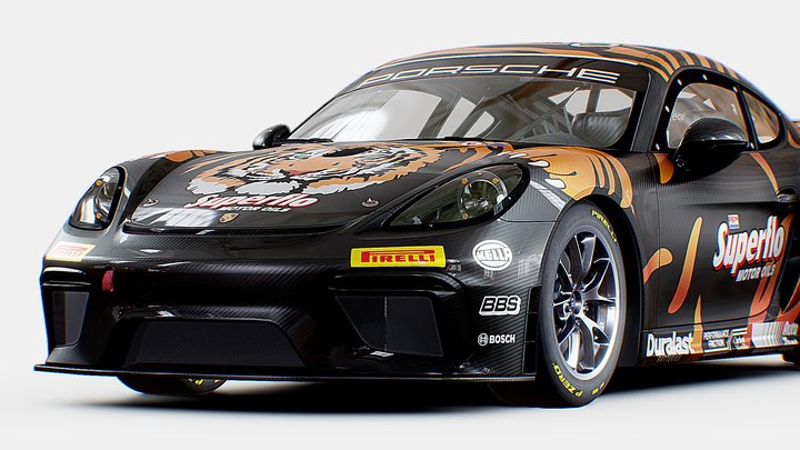 Porsche Cayman GT4 | www.vecarz.com – Modèle 3D gratuit STL