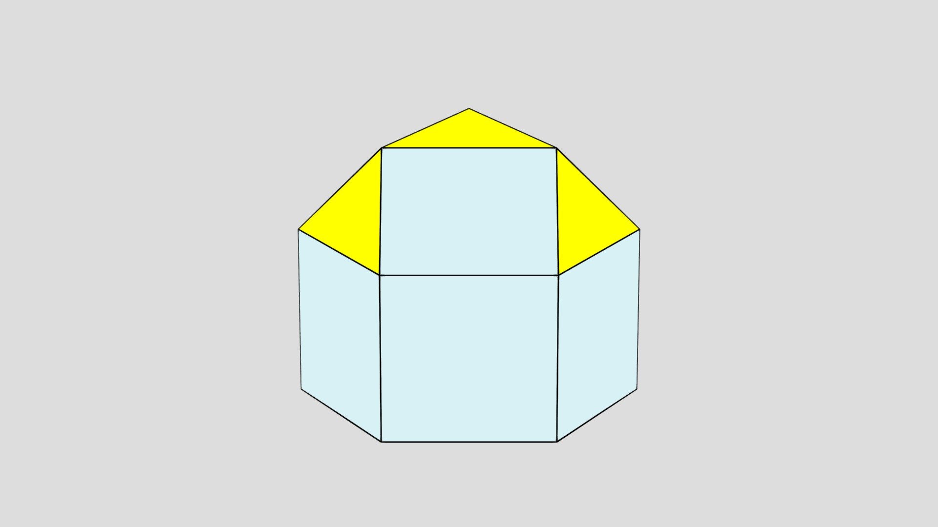 Elongated triangular cupola Download Free 3D model by Symmetry312UBC