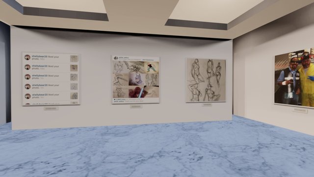 Instamuseum for @artist_arthur 3D Model