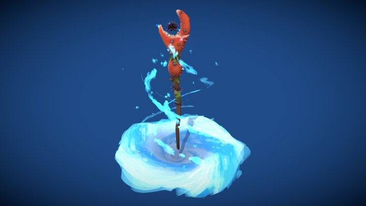 Summoner of wales  - Stylized Weapon 3D Model