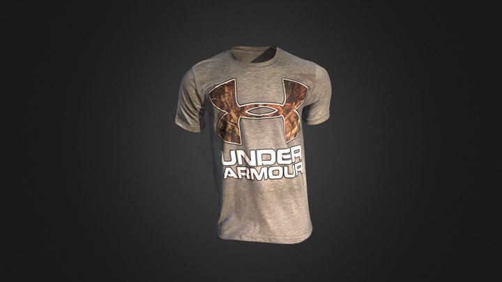 Camiseta Hunder Armour 3D Model