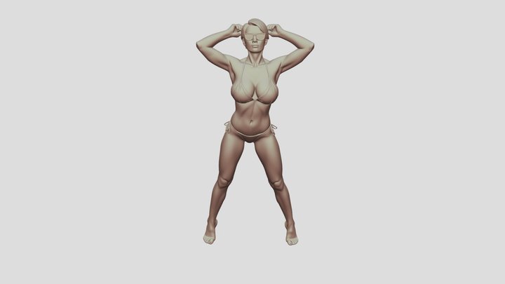 Woman in bikini