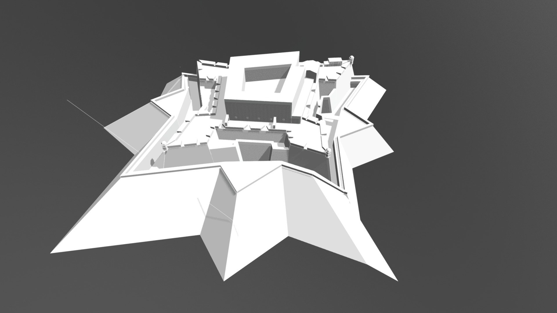FORT lesBAINS ,AMELIE les BAINS 3D model by andre.struski