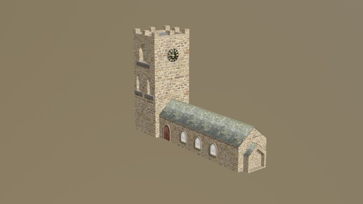 Church - Blender 3D Model
