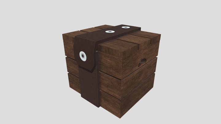 Box Crate Small 3D Model