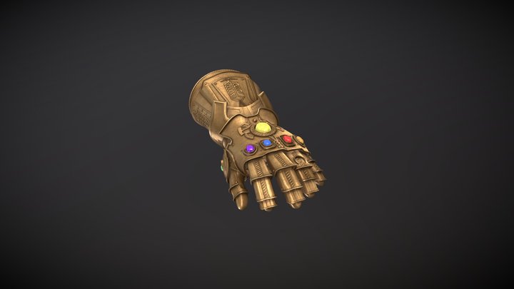 Thanos Infinity Gauntlet - human VR version 3D Model
