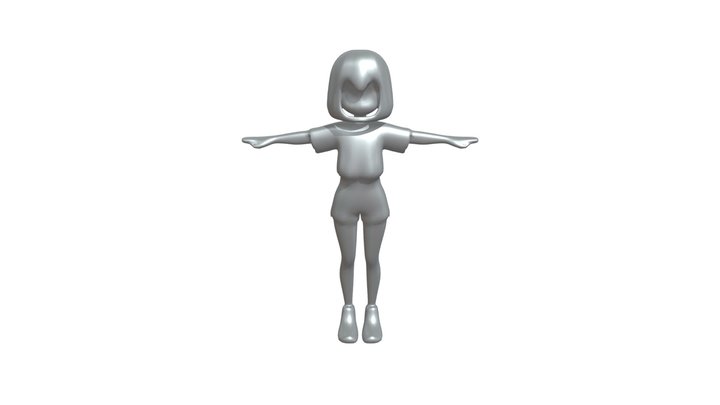 Anime-style character 3D Model