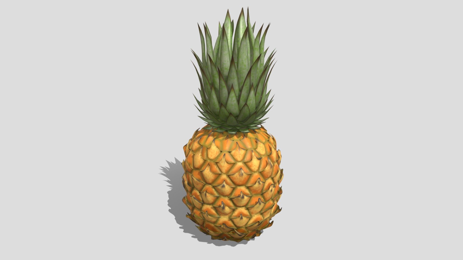 pineapple — Sketchfab embed 3D viewer