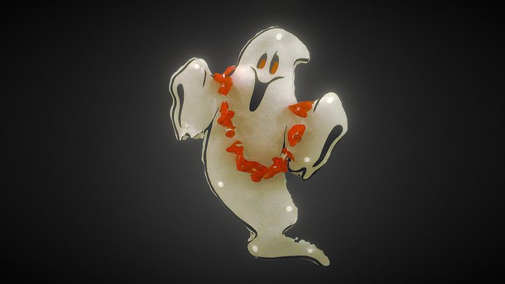 Halloween Ghost #3DST22 – Modello 3D gratuito STL