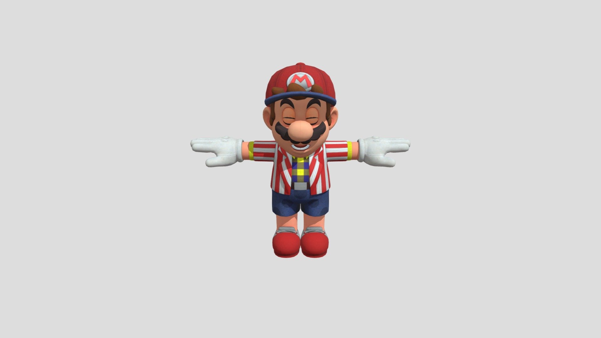 Super Mario Odyssey Mario Fashionable - 3D model by batsohno [6976338 ...