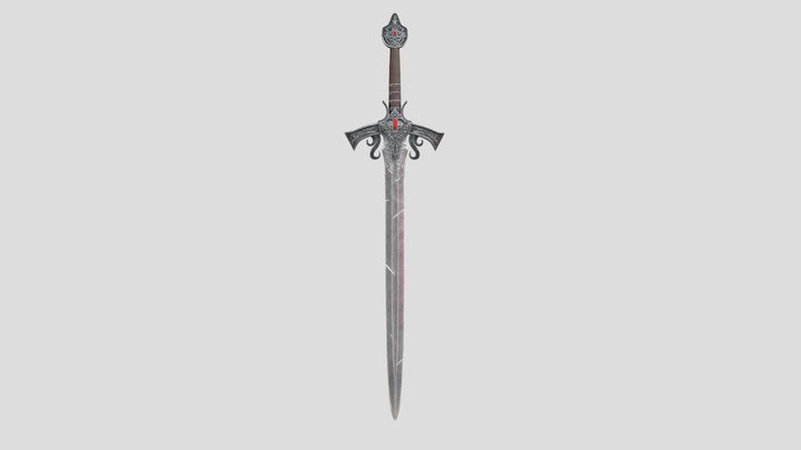 Fantasy Sword 3D Model