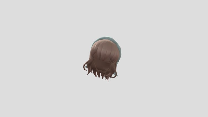 Amai Hair Rigged 3D Model