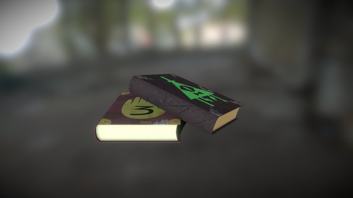 Gravity Falls Books 3D Model