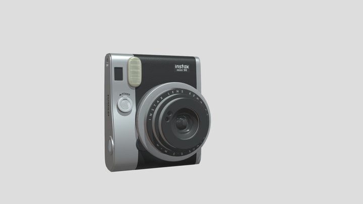 Fujifilm Instax Mini 90 Instant Film Camera 3D Model