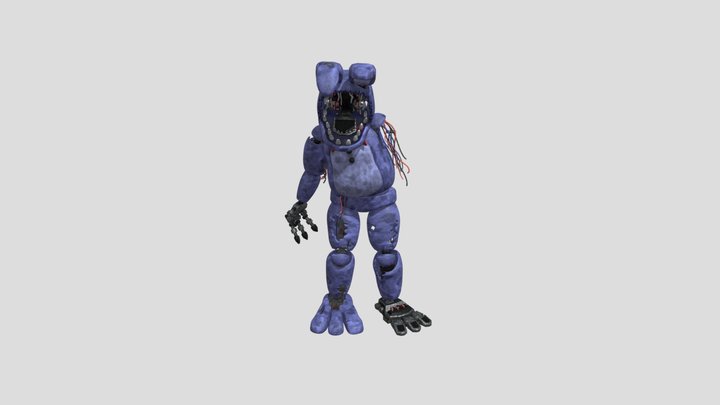 withered_bonnie_ufmp 3D Model