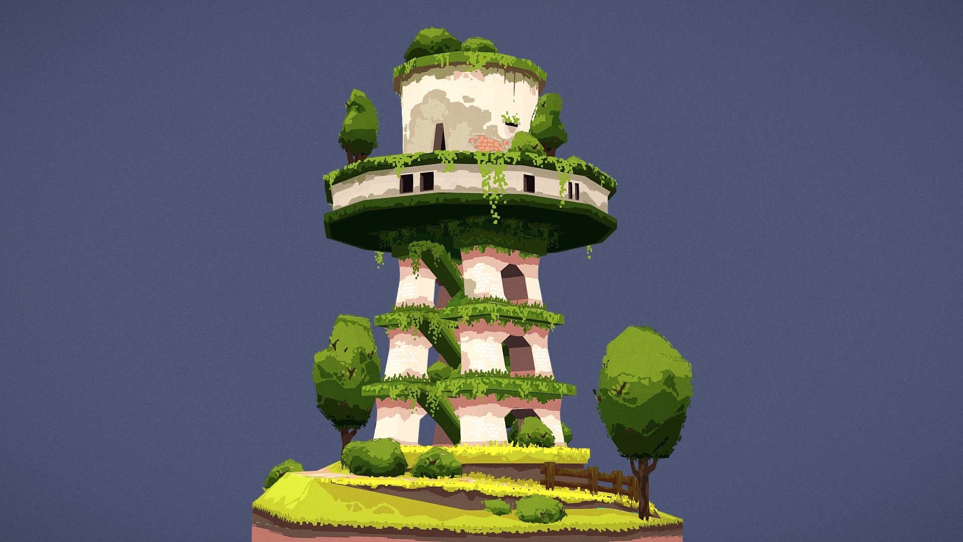 Brick Tower 3d Model By Wacky Wackyblocks 697a417 Sketchfab