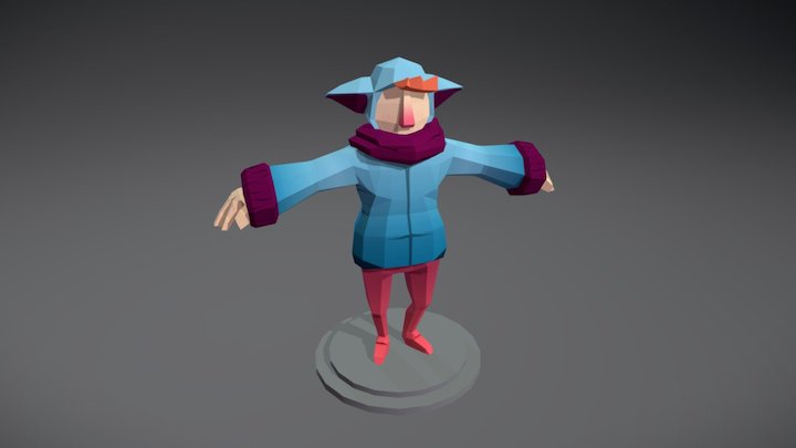 Sleeping Brother Turntable 3D Model