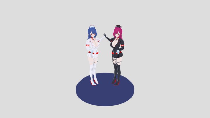 Nurse Dizzy 3D Model