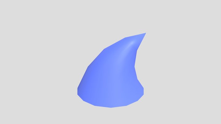 Cone-bend-blue 3D Model